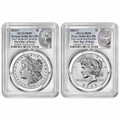 Bullionshark 2023-S Reverse Proof Morgan & Peace Dollar PCGS rev PR70 First Day of Issue
