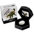 Bullionshark 2023 1oz Samoa Dinosaurs in Asia - Huayangosaurus Taibaii .999 Silver Proof Coin 