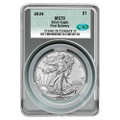 Bullionshark 2024 $1 American Silver Eagle CAC MS70 First Delivery 
