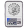 Bullionshark 2024 $1 American Silver Eagle NGC MS69 ER Blue Label 