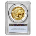 Bullionshark 2024 $50 American Gold Buffalo PCGS MS70 FS Flag Label 