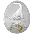 Bullionshark 2023 1oz Samoa Dinosaurs in Asia - Neimongosaurus Yangi .999 Silver Proof Coin 