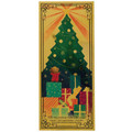 Bullionshark Little Bear Christmas Tree 1/10th Gram .999 Gold Aurum Note 