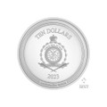 Bullionshark 2023 5oz Niue Iron Man's Arc Reactor 999 SLV Proof Coin 