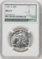 Bullionshark 1941-S Walking Liberty Half Dollar NGC MS67 