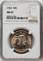 Bullionshark 1934 Walking Liberty Half Dollar NGC MS67 - 506188002 