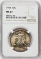 Bullionshark 1934 Walking Liberty Half Dollar NGC MS67 - 519053018 