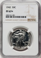 Bullionshark 1942 Proof Walking Liberty Half Dollar NGC PF67+ - 519202083 