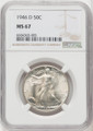 Bullionshark 1946-D Walking Liberty Half Dollar NGC MS67 