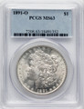 Bullionshark 1891-O Morgan Silver Dollar PCGS MS63 - 519169012 
