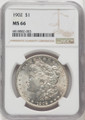 Bullionshark 1902 Morgan Silver Dollar NGC MS66 