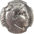 Bullionshark Ancient Greek, Macedonian Empire, Alexander the Great (336-323 BCE) NGC Certified Slab (VG) 