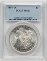 Bullionshark 1891-O Morgan Silver Dollar PCGS MS64 