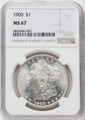 Bullionshark 1900 Morgan Silver Dollar NGC MS67 - 766884003 