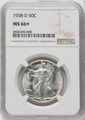 Bullionshark 1938-D Walking Liberty Half Dollar NGC MS66+ - 766023004 