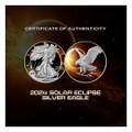 Bullionshark 2024 Silver Eagle - Chromatics Total Eclipse