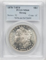 Bullionshark 1878 7/8TF Morgan Silver Dollar PCGS MS64 