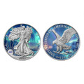 Bullionshark 2024 Silver Eagle - Chromatics Northern Lights
