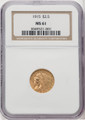  1915 $2.50 Gold Indian NGC MS61 