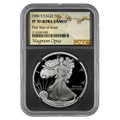 Bullionshark 1986-S Silver Eagle NGC PF70 UCAM Magnum Opus (First Year of Issue) 1 of 10 - with COA and Box 