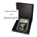 Bullionshark 1986-S Silver Eagle NGC PF70 UCAM Magnum Opus (First Year of Issue) 1 of 10 - with COA and Box 