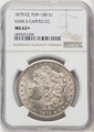  1879-CC Morgan Silver Dollar TOP-100 NGC MS62+ VAM-3 CAPPED  CC 