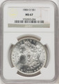  1884-O Morgan Silver Dollar NGC MS67 - 768602045 