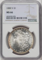  1880-S Silver Morgan Dollar NGC MS66 
