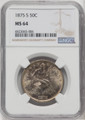  1875-S Seated Half Dollar NGC MS64 