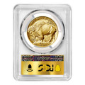 Bullionshark 2024 1 oz $50 Gold Buffalo PCGS MS70 Gold Foil Label 