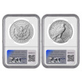 Bullionshark 2024 Morgan & Peace Dollar NGC MS70 Early Release - 2pc Set 