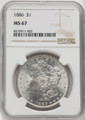  1886 Morgan Silver Dollar NGC MS67 - 769929011 