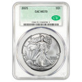 2025 Silver Eagle - Certified Silver Eagles - 2025 $1 American Silver Eagle CAC MS70