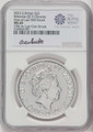 Bullionshark 2023 £2 Silver Britannia-QE II Obverse NGC MS 69 One of Last 500 Struck Graeme Smith Signed - HAT765076195 