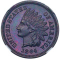 Bullionshark 1864 1C Pattern Coin NGC PF65   Indian Cent, With L, Judd-357, Pollock-Unlisted, R.8, - HAT776141003 