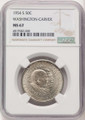 Bullionshark 1954-S 50C Commemorative Silver Coin NGC MS67   Washington-Carver - HAT774753033 