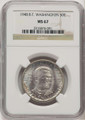 Bullionshark 1948 50C Commemorative Silver Coin NGC MS67   Booker T. Washington - HAT778276030 