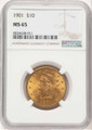 Bullionshark 1901 $10 Liberty Gold Eagle Coin NGC MS65 - HAT778842141 