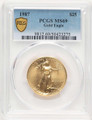 Bullionshark 1987 G$25 1/2 oz American Gold Eagle Coin PCGS MS69 - HAT773076016 