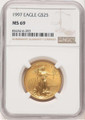 Bullionshark 1997 $25 1/2 oz American Gold Eagle Coin NGC MS69 - HAT776321022 