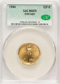 Bullionshark 1994 $10 1/4 oz American Gold Eagle Coin CACG MS69 - HAT507387001 