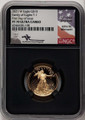 Bullionshark 2021-W G$10 Modern Bullion Coin NGC MS70   Quarter Ounce Gold Eagle, Type One, First Day of Issue - HAT506930098 