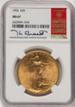 Bullionshark 1924 $20 Saint Gaudens Double Eagle Coin NGC MS67 - HAT520916002 
