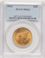 Bullionshark 1913 $10 Indian Gold Eagle Coin PCGS MS63 - HAT779247058 