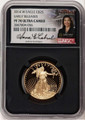 Bullionshark 2014-W $25 1/2 oz American Gold Eagle Coin NGC MS70, First Strike - HAT779218032 