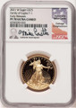 Bullionshark 2021-W G$25 Modern Bullion Coin NGC MS70   Half Ounce Gold Eagle, Type One, First Strike - HAT779218042 