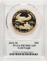 Bullionshark 2015-W $50 1 oz American Gold Eagle Coin PCGS MS70 - HAT521593020 
