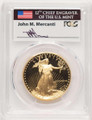 Bullionshark 1988-W $50 1 oz American Gold Eagle Coin PCGS MS70, Mercanti Signature - HAT779218050 