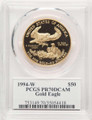 Bullionshark 1994-W $50 1 oz American Gold Eagle Coin PCGS MS70, Mercanti Flag Signature - HAT779218056 