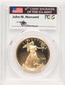 Bullionshark 1996-W $50 1 oz American Gold Eagle Coin PCGS MS70, Mercanti Signature - HAT779218058 